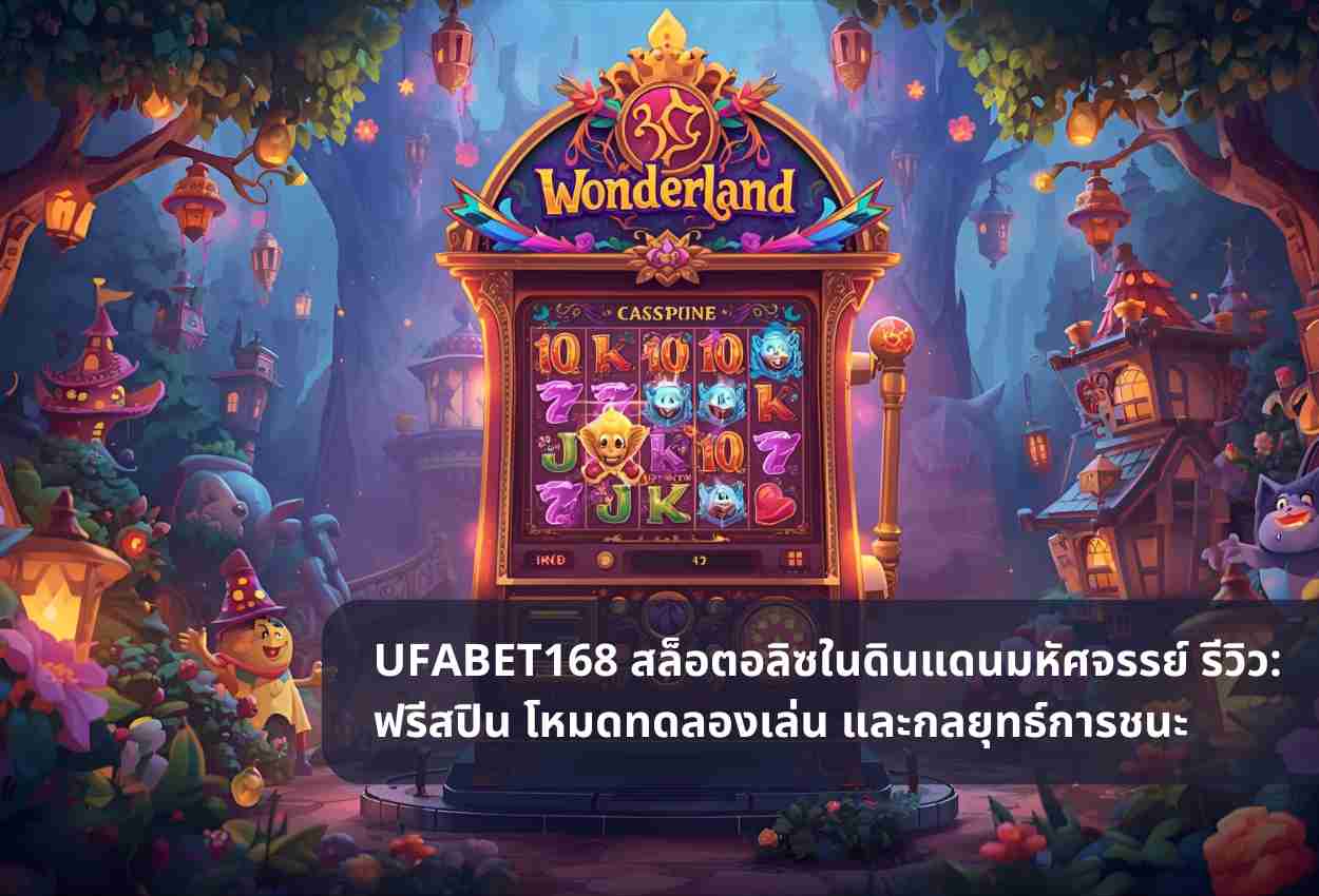 UFABET168 สล็อตอลิซในดินแดนมหัศจรรย์ รีวิว: ฟรีสปิน โหมดทดลองเล่น และกลยุทธ์การชนะ