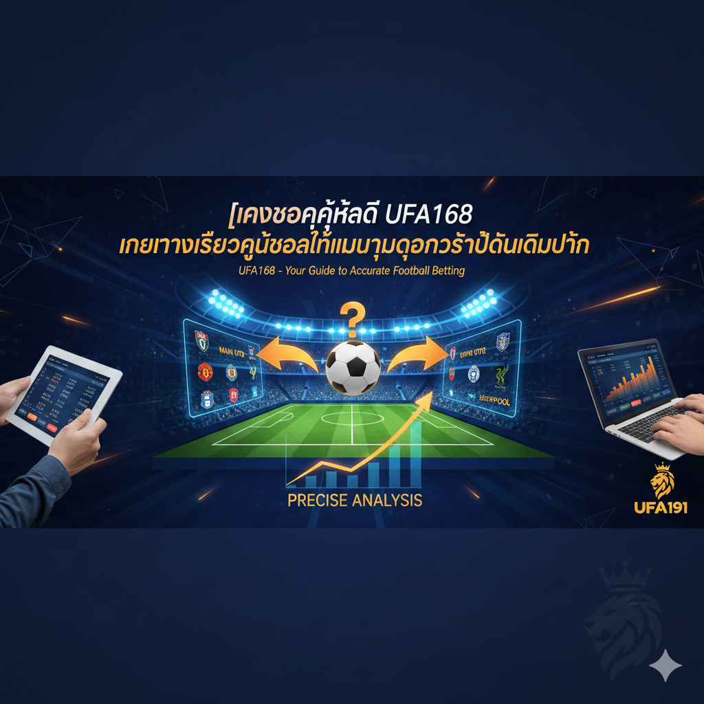 แทงบอลคู่ไหนดี UFA168 แนวทางเลือกคู่บอลให้แม่นยำก่อนตัดสินใจเดิมพัน